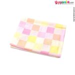 Baby Cotton Bath Towel with Checks Design