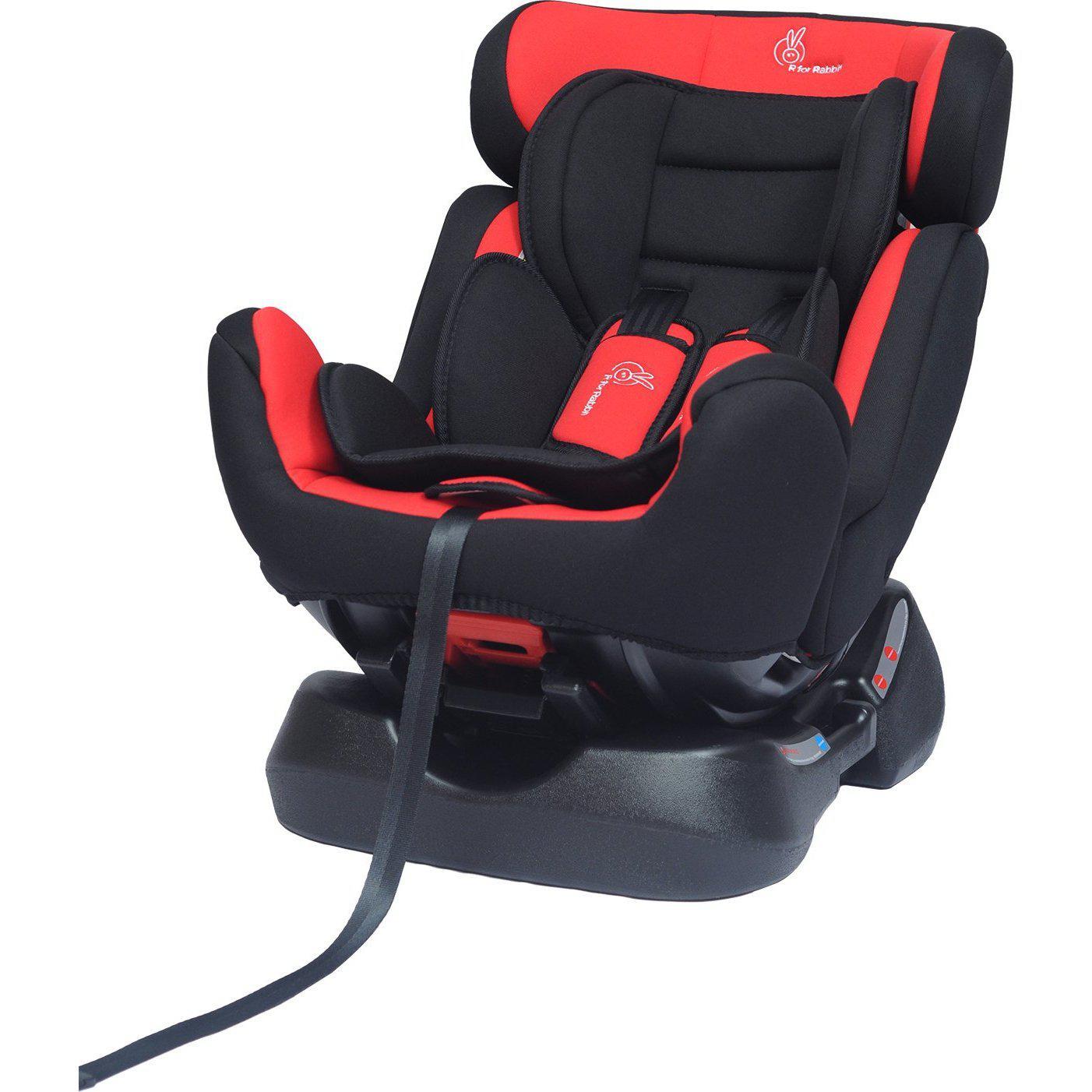 R for Rabbit Jack N Jill Grand - The Innovative Convertible Car Seat for Baby/Kids (from 0-7 Years) (Grey)