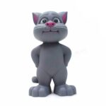 Intelligent Talking Tom, Battery Operated Cat Toy With AI Touch & Record - 3+Y, Grey