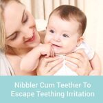 R for Rabbit First Feed Silicone Nibbler for Babies of - 4 months +