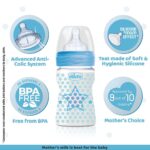 Buy Chicco Anti-Colic Baby Milk Feeding Bottle - Blue Online in India