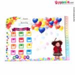 Baby Photo Shoot Blanket with Balloons Print, Packet Include flower Ring & Marker