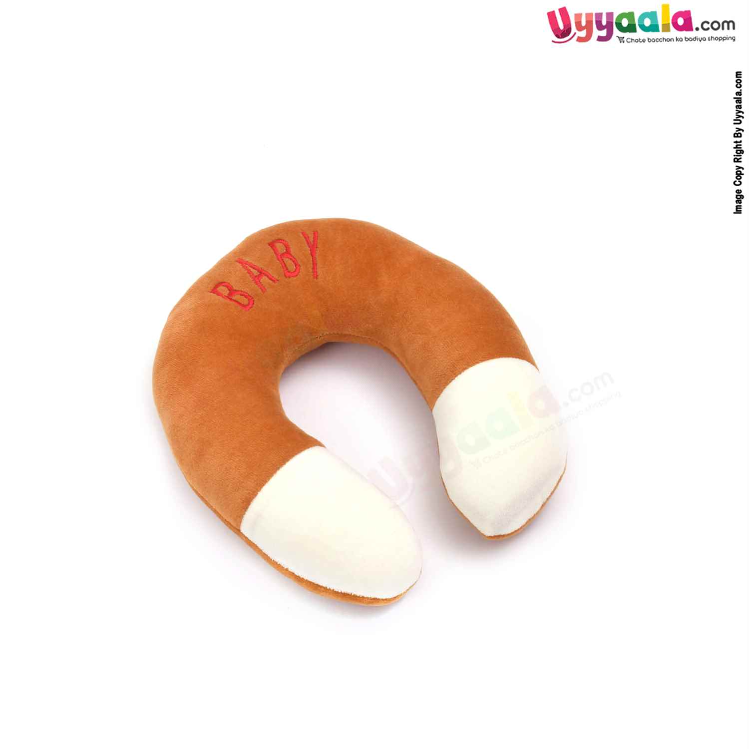 Baby Neck Pillow Velvet Horse -Shoe Shaped for Babies 0+m Age, Size(23*19cm)