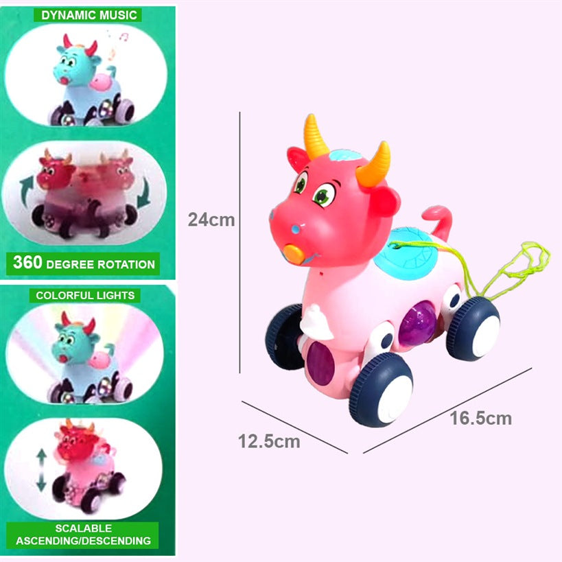 Buy Cow Battery Toy with 3D Lights & Music Online in India at uyyaala.com