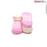 QBEIR Hosiery Cotton Baby Socks with Print, 0 to 12m Age