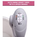 R FOR RABBIT Lullabies Baby Cradle with Remote Control & Mosquito Net - Pink