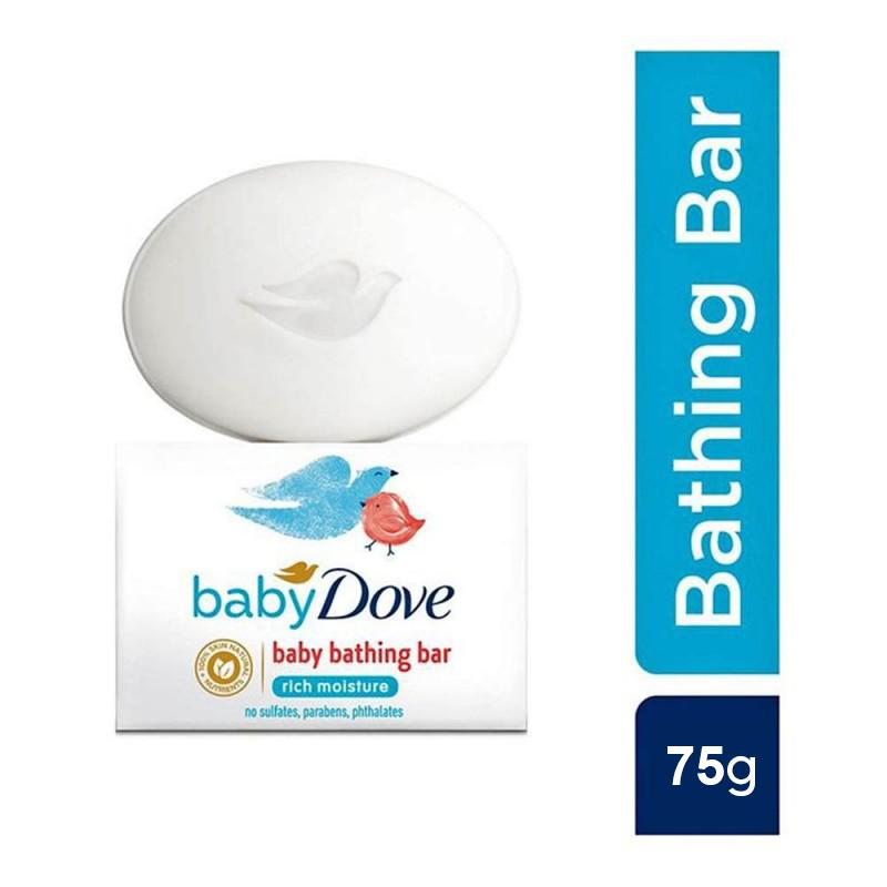 BABY DOVE Rich Moisture Lotion, Shampoo & Bathing Bar ( Combo of 3 )