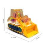 Forklift Battery Operated Toy with visible Gears, 3+Years - Yellow