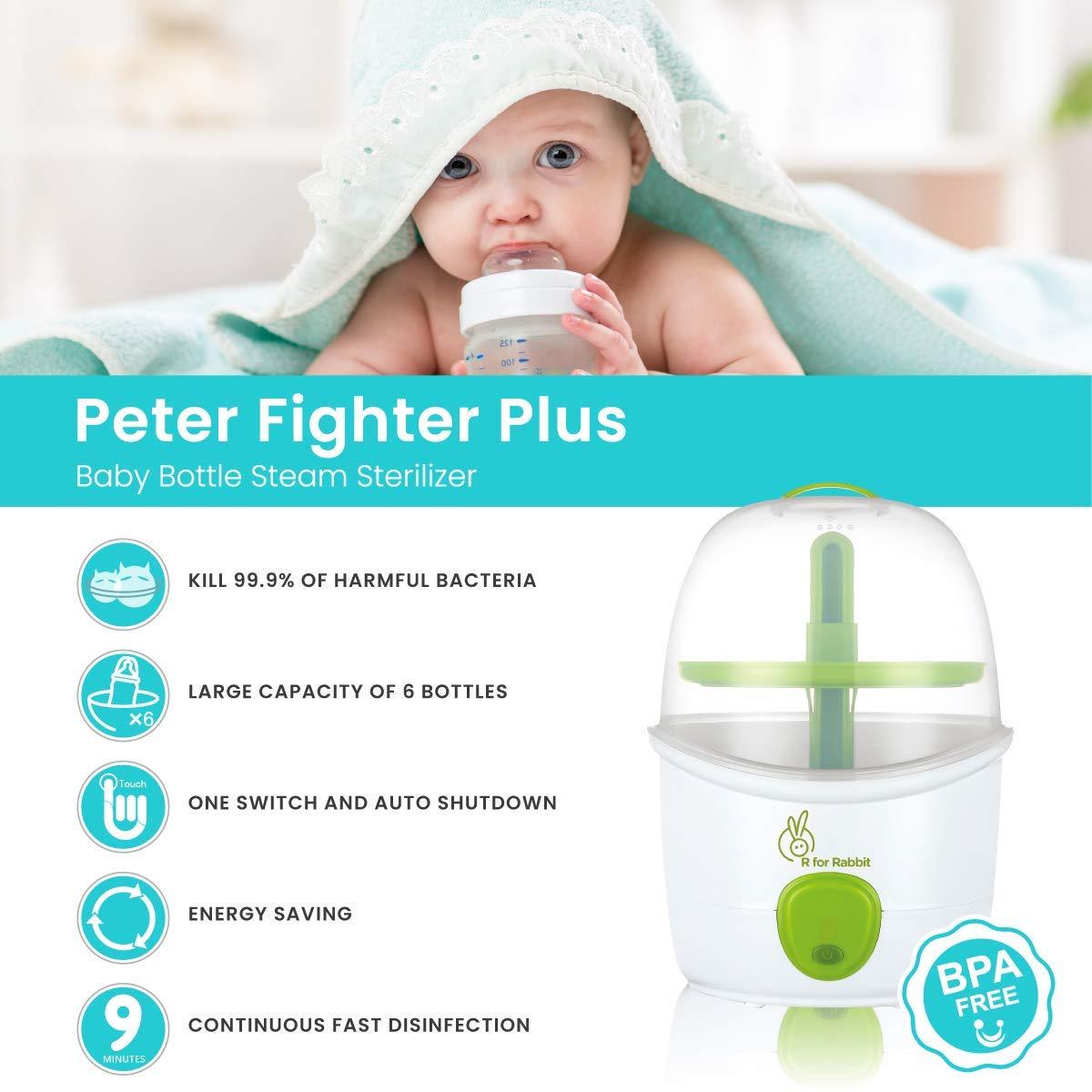 R for Rabbit Peter Fighter Plus - The Baby Bottle Steam Sterilizer