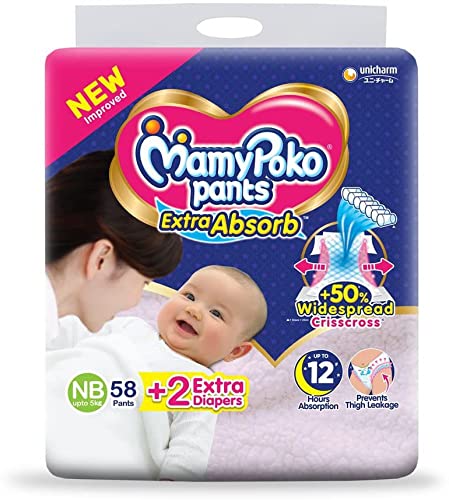 MAMYPOKO Pants Extra Absorb new Born-1 (up to 5kg)