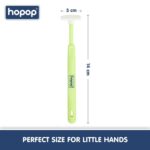 Hopop Soft & Gentle Tender Tongue Cleaner For Babies - Green 6m+