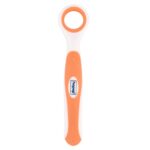 HOPOP Tongue Cleaner For Babies - Orange 3m+