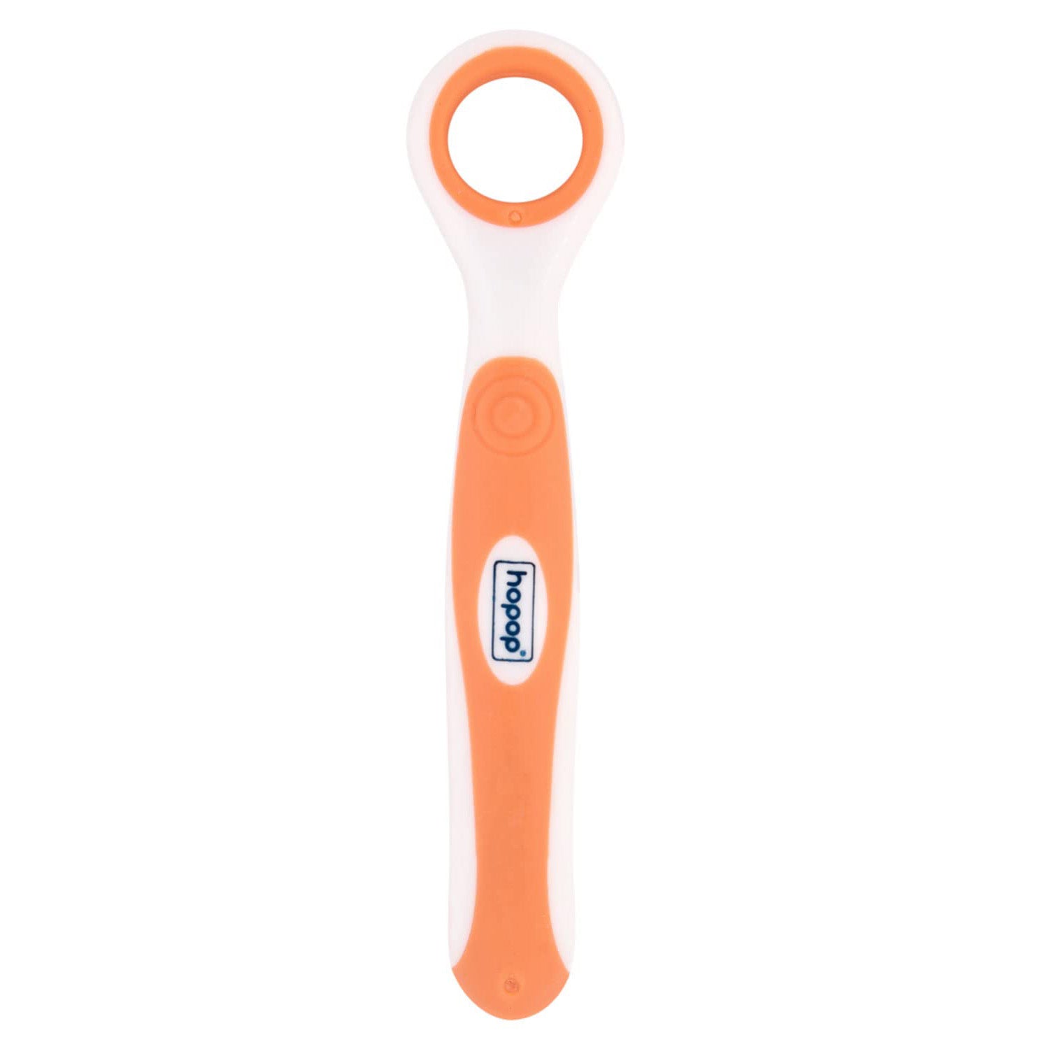 HOPOP Tongue Cleaner For Babies - Orange 3m+