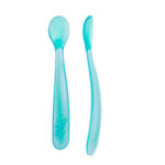 Soft silicone spoon for babies, Green