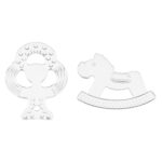 Hopop Easy Grip Silicone Teethers - 4m+