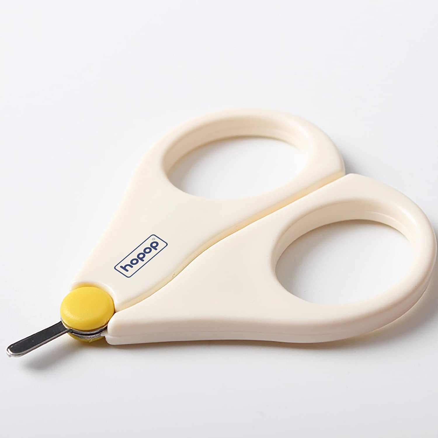 Hopop Baby Short Blade Nail Scissors 0+m Age - White