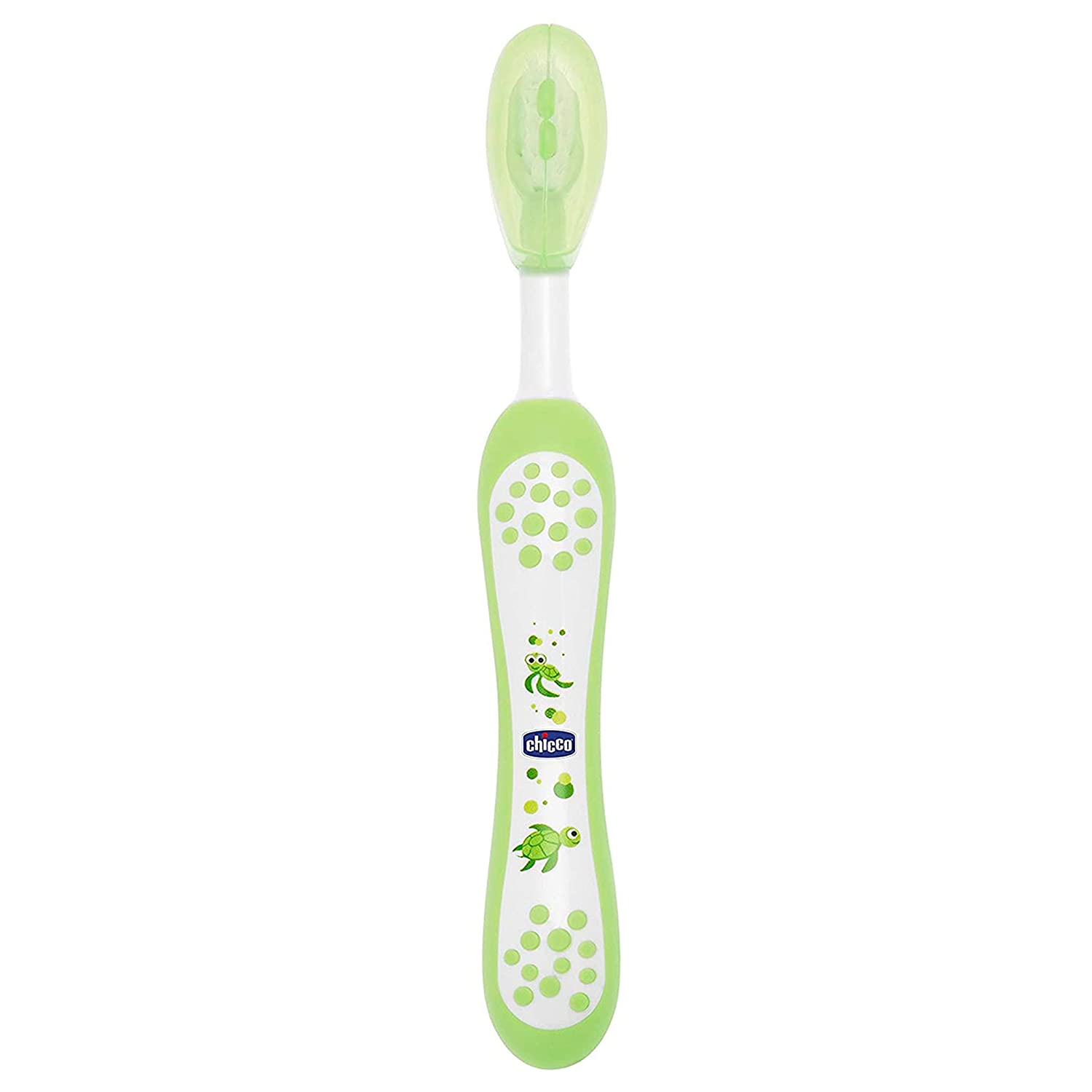 Milk teeth tooth brush for babies, Green