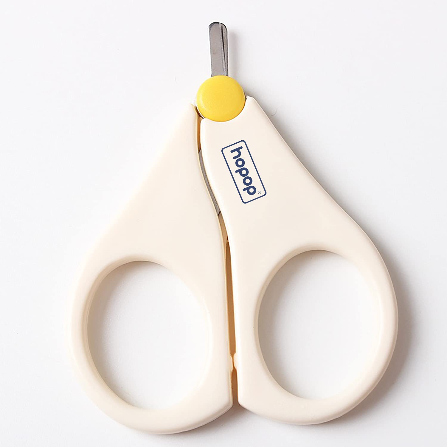Hopop Baby Short Blade Nail Scissors 0+m Age - White