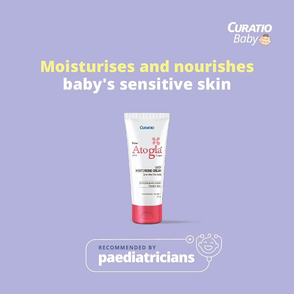 Buy Curatio Atogla Moisturizing Cream for Babies - 100gms Online in India at uyyaala.com
