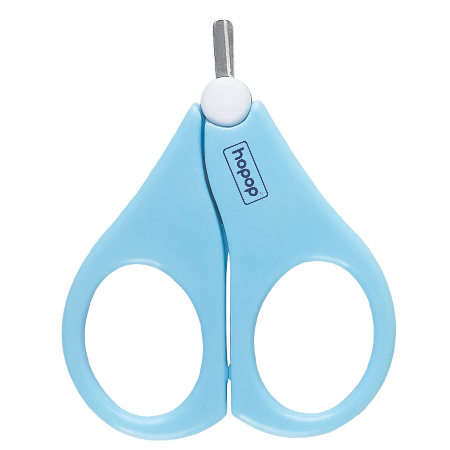 Hopop Baby Short Blade Nail Scissors 0+m Age - Blue