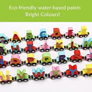 Magnetic alphabet car set for kids