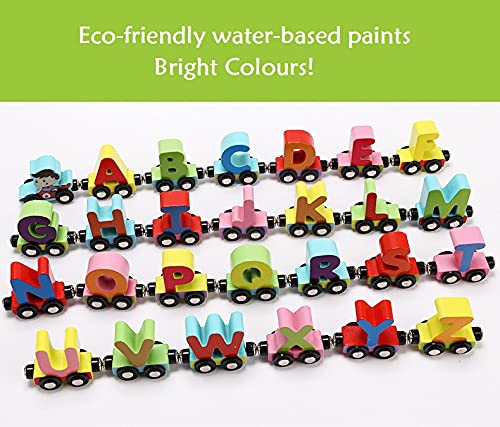 Magnetic alphabet car set for kids