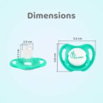 R FOR RABBIT Apple Pacifier For Babies- Green