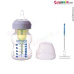 Dr Browns feeding Bottle Natural flow wide neck with vent and vent cleaning Brush, 150ml (pack of 2)