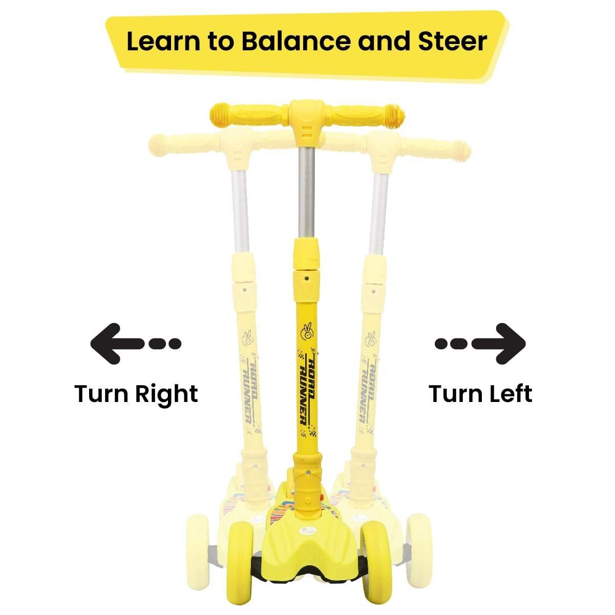 R for Rabbit Road Runner Scooter for Kids - The Smart Kick Scooter for Kids