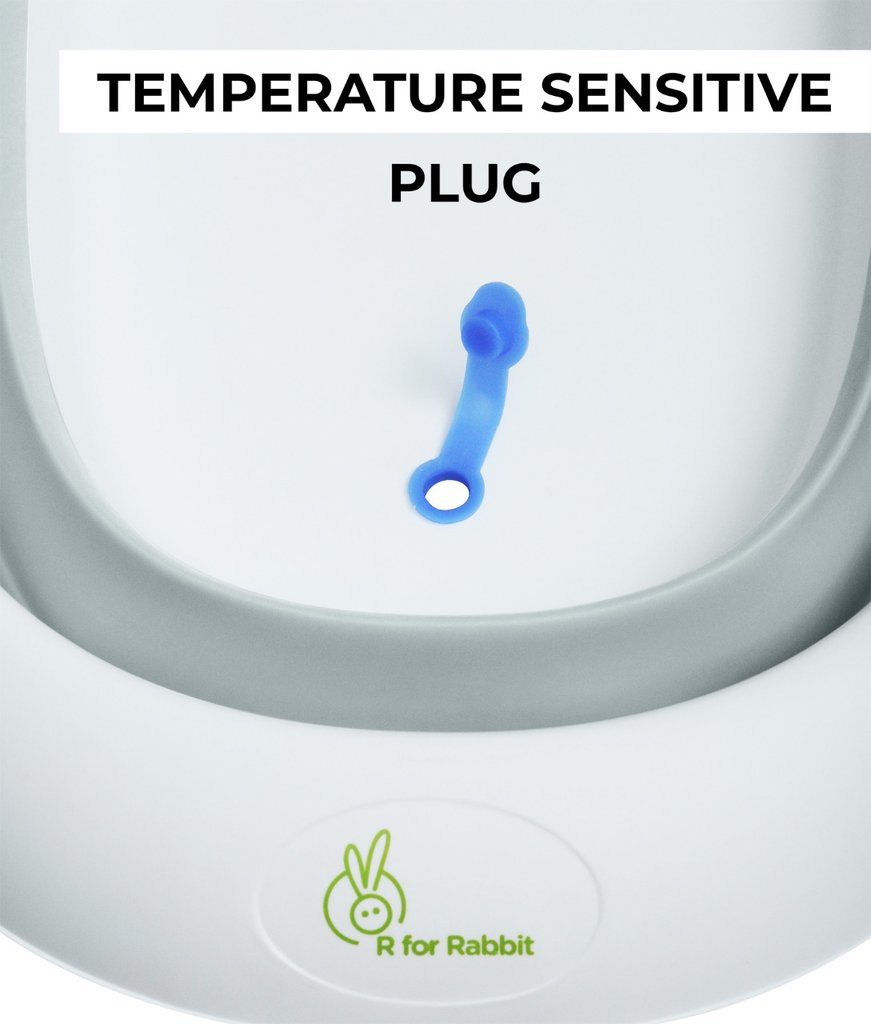 R for Rabbit Bubble Double Elite Baby Bath Tub for Kids of 0 to 3 years Color Grey