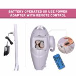 R FOR RABBIT Lullabies Baby Cradle with Remote Control & Mosquito Net - Pink