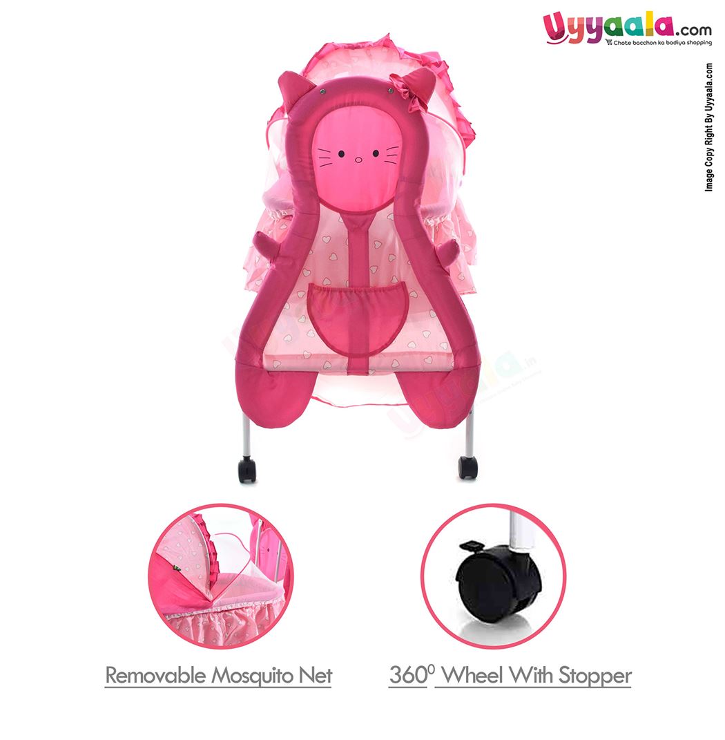 COOL BABY Cradle With Mosquito Protection Net