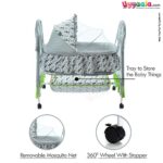 Cradle With Mosquito Protection Net  for babies
