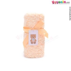 Baby Fur Rose Blanket 0-24m Age, Size(77*70cm)