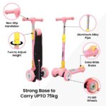 Buy R for Rabbit Road Runner Kid's Skating Scooter with height adjustment - Pink, 3years & above Online in India at uyyaala.com