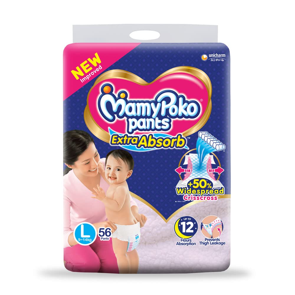 MAMYPOKO Pants Extra Absorb Large (9 to 14kg)