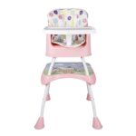 R for Rabbit Cherry Berry Grand Convertible 4 in 1 Feeding High Chair for Baby of 6 Month to 7 years(Lake Green)