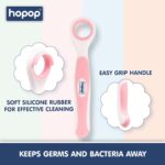HOPOP Tongue Cleaner For Babies - Orange 3m+