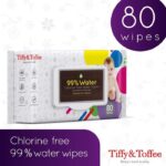 TIFFY & TOFFEE Water baby wipes-3Pack - 80pcs each-uyyala-com.myshopify.com-Skin Care-Tiffy & Toffee