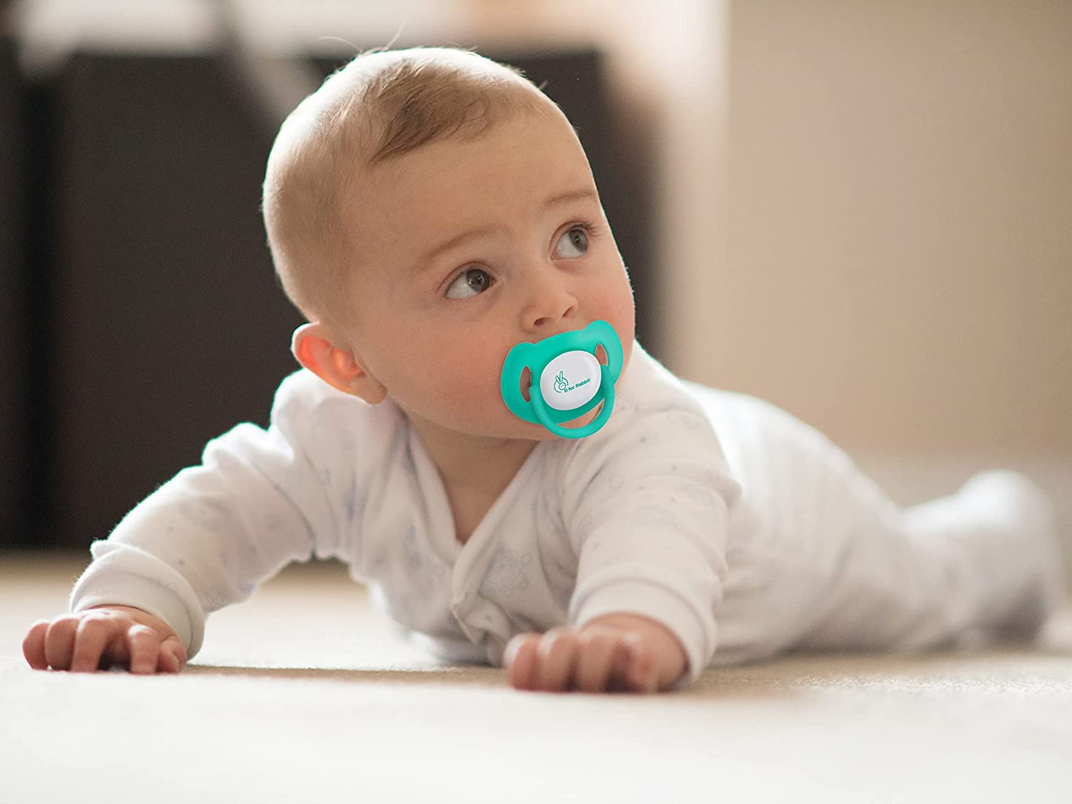 R FOR RABBIT Apple Pacifier