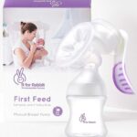 R for Rabbit First Feed Manual Feeding Breast Pump for Mothers Moms-Purple