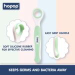 HOPOP Tongue Cleaner For Babies - Green 3m+