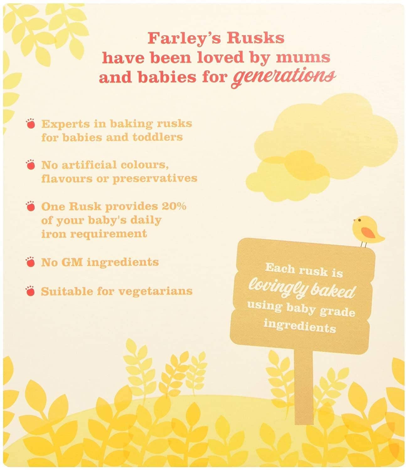 HEINZ Farley's Rusks, Original Flavour - 300gms, 6+months, 1pack