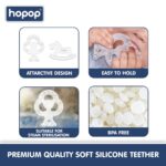Hopop Easy Grip Silicone Teethers - 4m+
