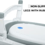 R for Rabbit Bubble Double Elite Baby Bath Tub for Kids of 0 to 3 years Color Grey