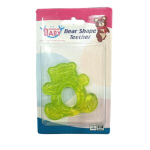 Mommas Baby Bear shaped Silicone Water Teether for Baby - Green
