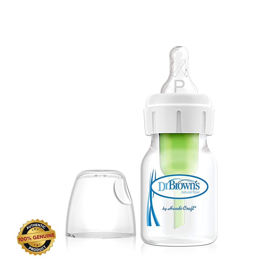 Dr Browns feeding Bottle narrow neck options+ anti colic 60ml, 0 + months
