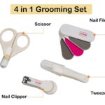 LUVLAP Baby Nail Grooming Set Complete Nail Care for your Baby 0+m Age, White