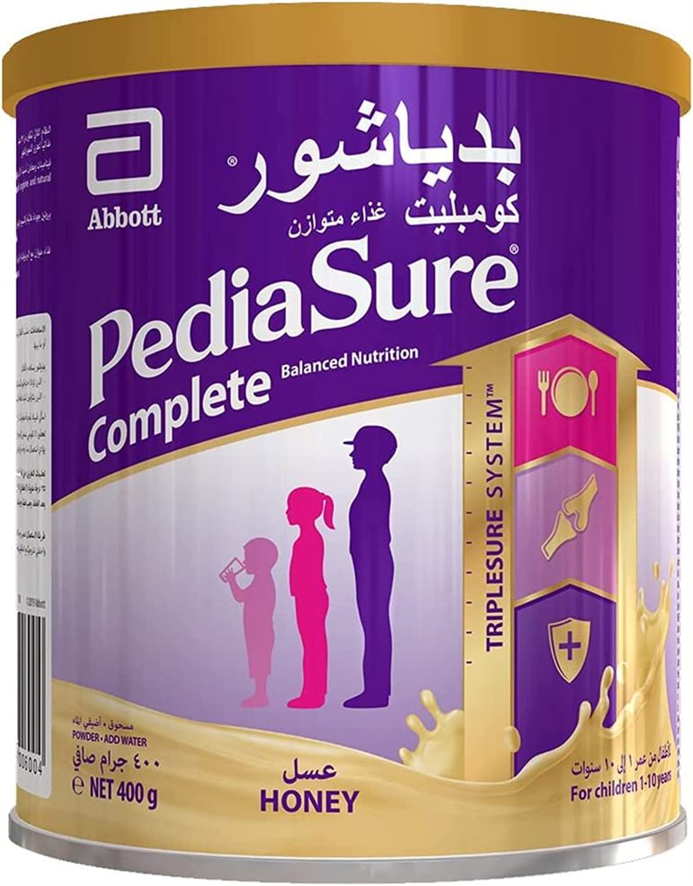 ABBOTT PediaSure Complete Triple Sure Honey,1-10 Years, 400g (IMPORTED)