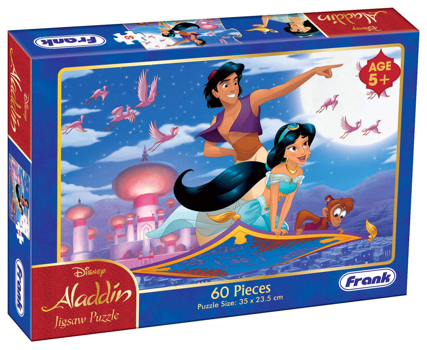 FRANK disney aladdin Jigsaw puzzle game for kids 60 pcs